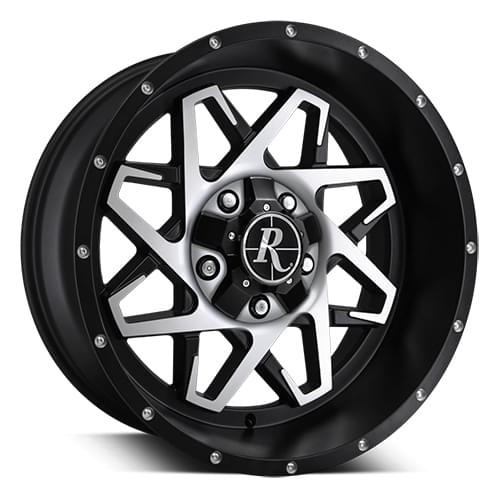 HD Offroad Caliber Satin Black Machined - Part Number CA201066-25SBM HD Offroad Caliber Satin Black Machined Photo