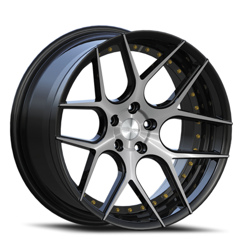 Rennen Csl-4 Black Machined w/ Gold Bolts