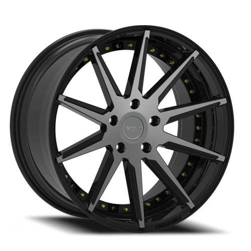 Rennen Csl-6 Black Machined w/ Gold Bolts