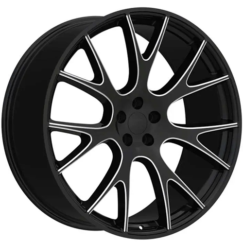 Replica Wheels REP218 Black Milled Photo