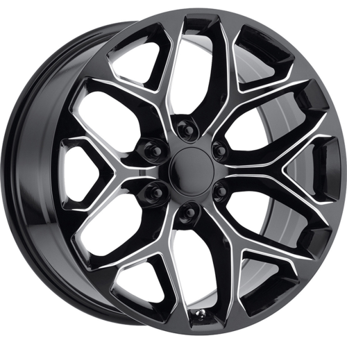 Replica Wheels 101 Gloss Black Milled