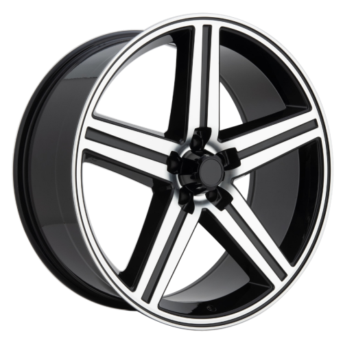 Replica Wheels 210 Gloss Black With Machined Face