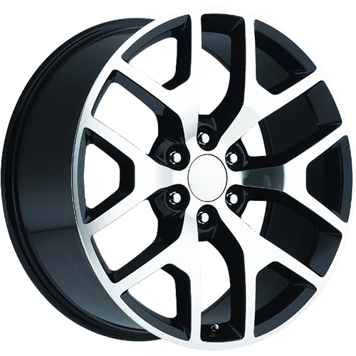 Replica Wheels REP288 Black Machined - Part Number REP288-2985BM Replica Wheels REP288 Black Machined Photo