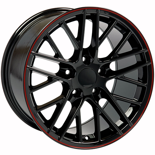 Replica Wheel Chevrolet Corvette C6 ZR1 CV08A Satin Black