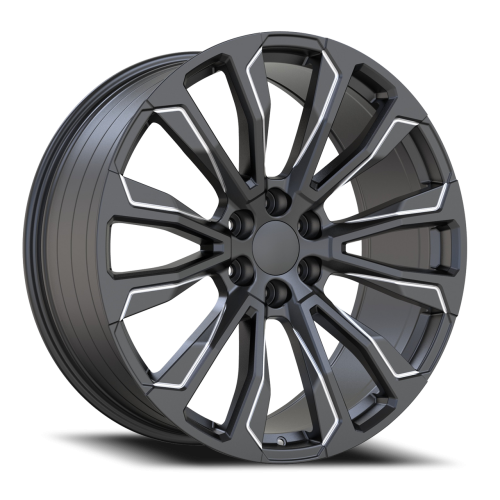 Replica Wheels Rs40 Gloss Black Milled