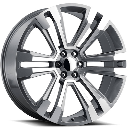 Replica Tech RT-4 Gray W/ Machined Face - Part Number RT4-2610XX30RGM Replica Tech RT-4 Gray W/ Machined Face Photo