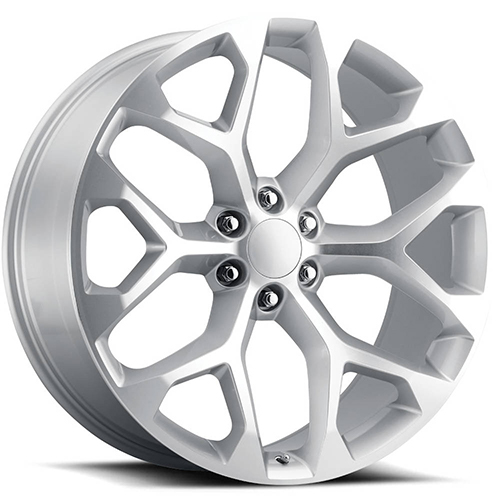 Replica Tech RT-8 Silver W/ Machined Face - Part Number RT8-2610XX24RSM-I Replica Tech RT-8 Silver W/ Machined Face Photo