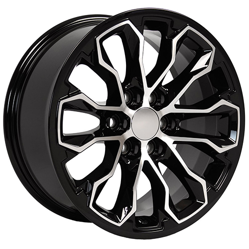 Replica Wheel Chevrolet Colorado ZR2 CV54 Black Machined Photo