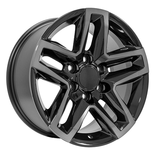 OE Wheels Chevrolet Silverado 1500 CV34B Black Machined W/ Tinted Clear - Part Number CV34B-18085-6550-26MBT OE Wheels Chevrolet Silverado 1500 CV34B Black Machined W/ Tinted Clear Photo