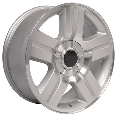 Replica Wheel Chevrolet Silverado CV84 Silver Machined Photo