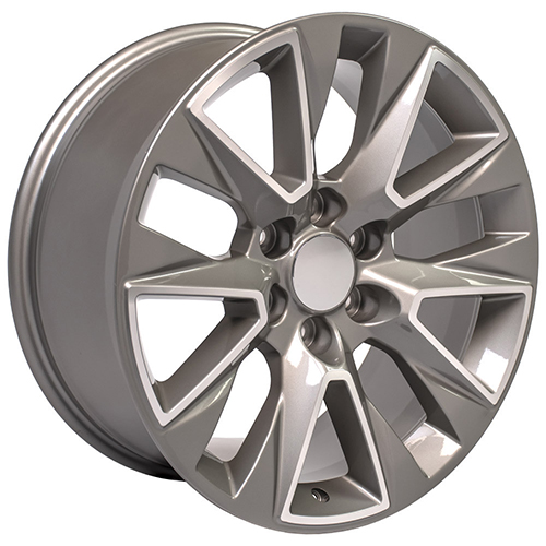 Replica Wheel Chevrolet Silverado LTZ CV26 Silver Machined Photo