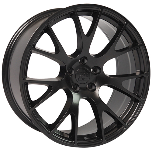 OE Wheels Dodge Ram Hellcat DG69 Satin Black - Part Number DG69-22100-5550-25B1 OE Wheels Dodge Ram Hellcat DG69 Satin Black Photo