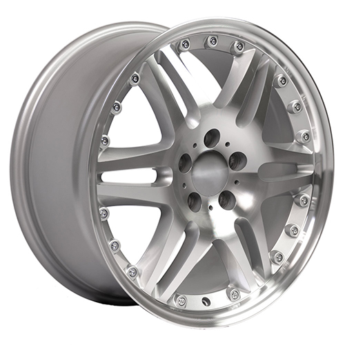 Replica Wheel Mercedes Benz C Class MB09 Silver Machined Photo