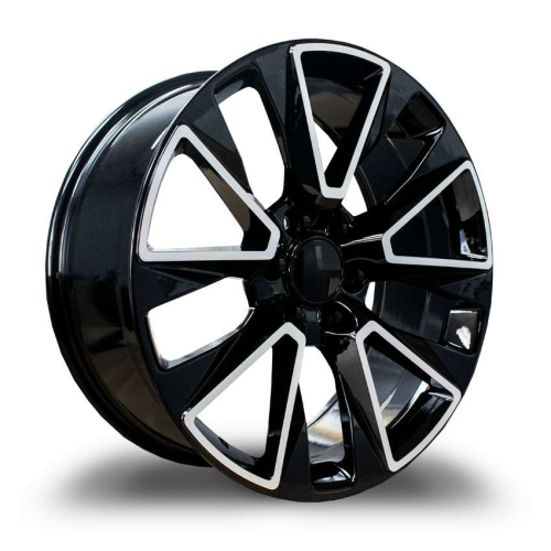Replica Wheels R669 Gloss Black w/ Machined Windows