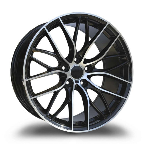 Replica Wheels R6706 Black Machined