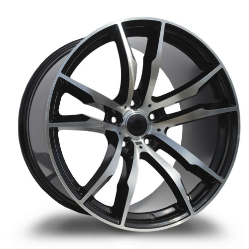 Replica Wheels R6707 Black Machined