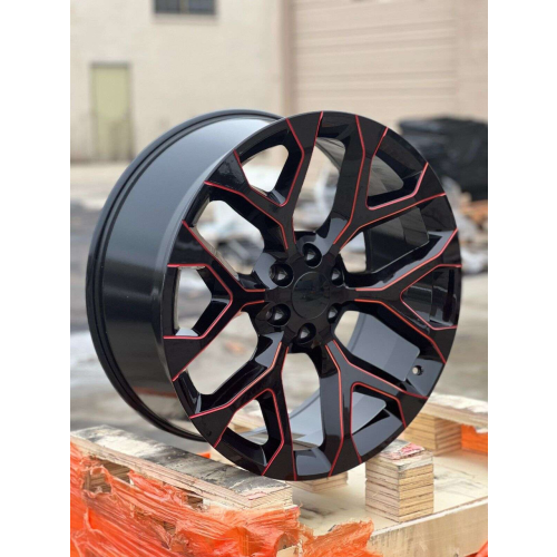 Revenge Sw12 Black Milled W/ Red Tint
