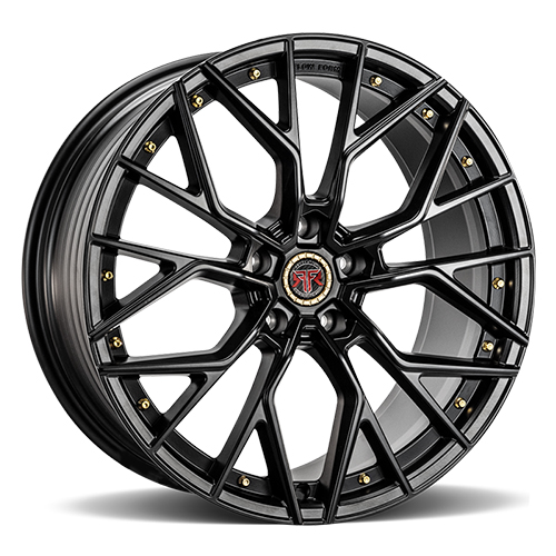 Revolution Racing RF3 Satin Black W/ Gold Rivets - Part Number RF3-20105515R+22SB Revolution Racing RF3 Satin Black W/ Gold Rivets Photo
