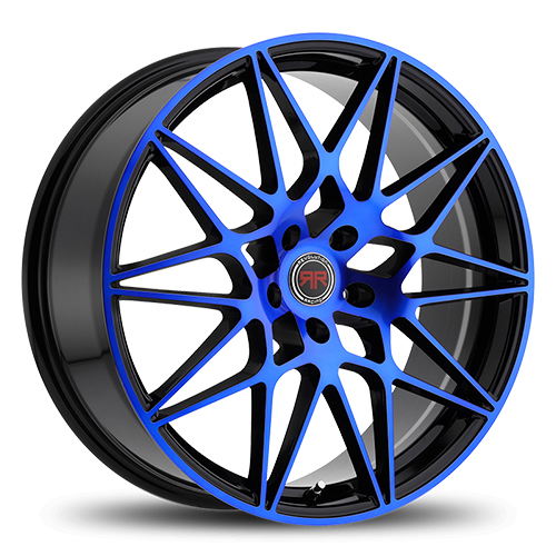 Revolution Racing RR11 Black W/ Blue Spoke Face - Part Number RR11-20851143+40BB Revolution Racing RR11 Black W/ Blue Spoke Face Photo