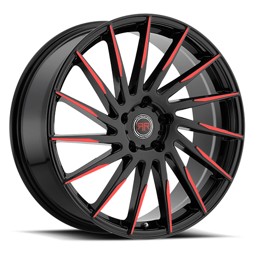 Revolution Racing RR15 Black W/ Red Spoke Accents - Part Number RR15-20851143+40BR Revolution Racing RR15 Black W/ Red Spoke Accents Photo