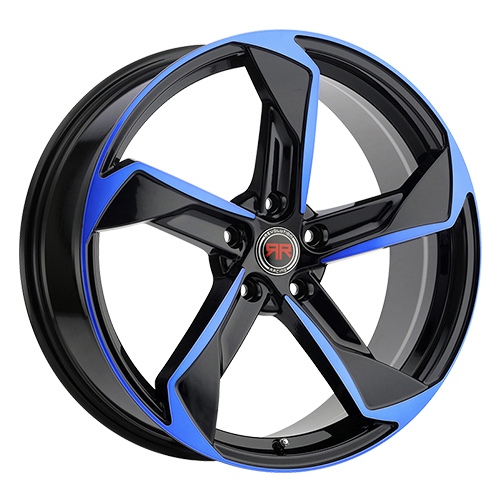 Revolution Racing RR20 Black W/ Blue Machined Spoke Accents - Part Number RR20-188514+40BB Revolution Racing RR20 Black W/ Blue Machined Spoke Accents Photo