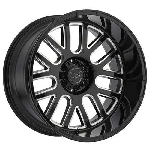 Black Rhino Pismo Gloss Black W/ Milled Spokes - Part Number 1795PIS005140B78 Black Rhino Pismo Gloss Black W/ Milled Spokes Photo