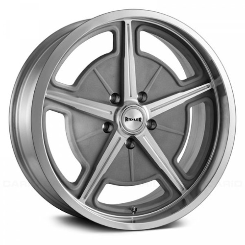 Ridler 605 Gray W/ Machined Face Deep - Part Number 605-8865GMDEEP Ridler 605 Gray W/ Machined Face Deep Photo
