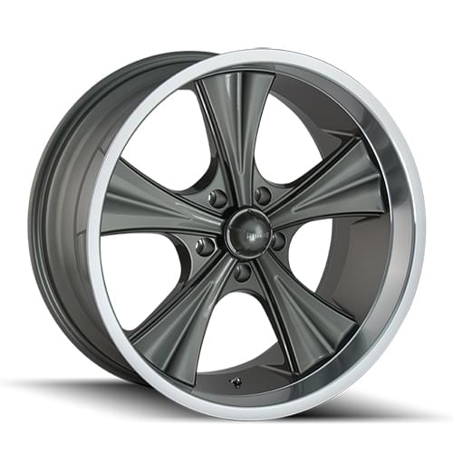 Ridler 651 Gray W/ Machined Lip - Part Number 651-22964G18 Ridler 651 Gray W/ Machined Lip Photo