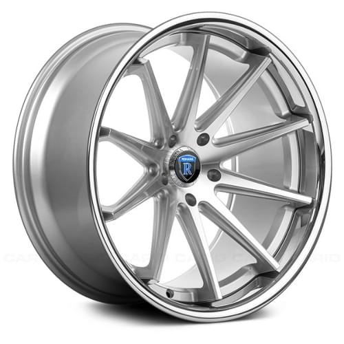 Rohana RC10 Machined Silver W/ Chrome Lip - Part Number RC1020105112MS45 Rohana RC10 Machined Silver W/ Chrome Lip Photo