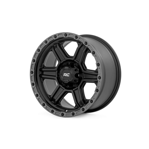 Rough Country 79 Series Semi Gloss Black w/ Gunmetal Ring