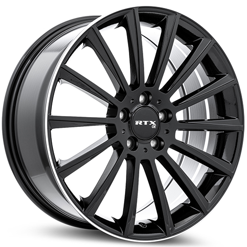 RTX MB-02 Gloss Black W/ Machined Lip - Part Number 083248 RTX MB-02 Gloss Black W/ Machined Lip Photo