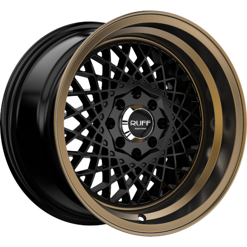 Ruff Racing R362 Satin Black W/ Bronze Lip - Part Number 1585362174100Z73 Ruff Racing R362 Satin Black W/ Bronze Lip Photo