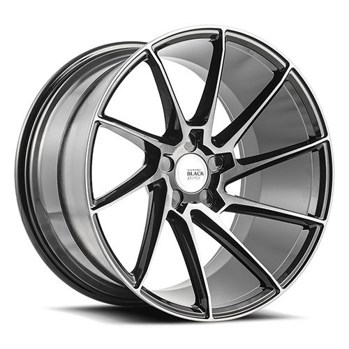Savini BM15 Gloss Black Double Dark Tint - Part Number BM15-20085000D1557L-5x115-ET35 Savini BM15 Gloss Black Double Dark Tint Photo
