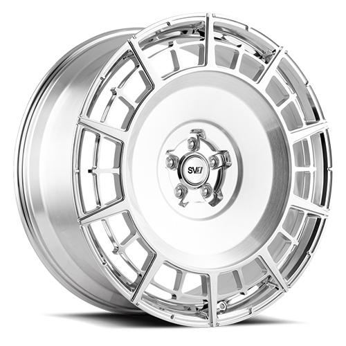 Savini SV.1 X4 Brushed W/ High Polished Accents - Part Number SV1X04-24090530H2571 Savini SV.1 X4 Brushed W/ High Polished Accents Photo