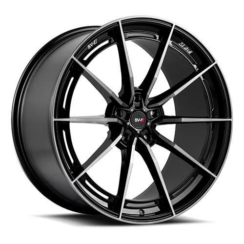 Savini SVF01 Gloss Black Double Dark Tint - Part Number SVF01-19085000D1557-5x4.75-ET48 Savini SVF01 Gloss Black Double Dark Tint Photo