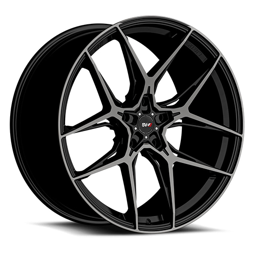 Savini SVF05 Gloss Black Double Dark Tint - Part Number SVF05-22090000D0557-5x115-ET20 Savini SVF05 Gloss Black Double Dark Tint Photo