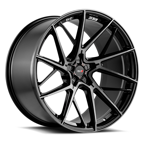 Savini SVF06 Gloss Black Double Dark Tint - Part Number SVF06-22090000D0557-5x120-ET40 Savini SVF06 Gloss Black Double Dark Tint Photo