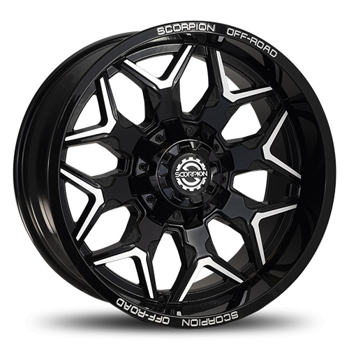 Scorpion Defender Black W/ Machined Spoke Accents Photo