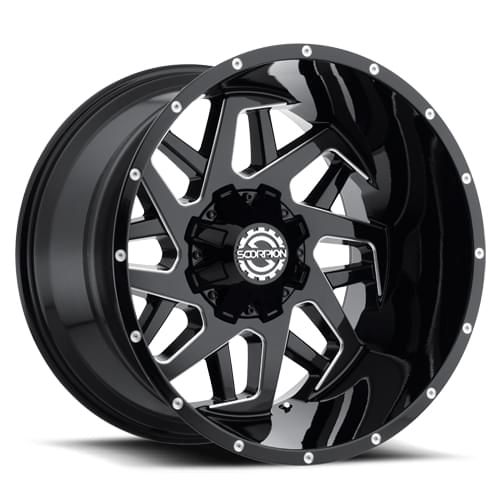 Scorpion SC-24 Gloss Black Milled - Part Number SC24-221252739-44ML Scorpion SC-24 Gloss Black Milled Photo