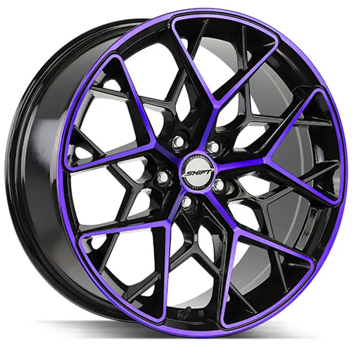 Shift Piston H35 Gloss Black W/ Purple Machined Face Photo