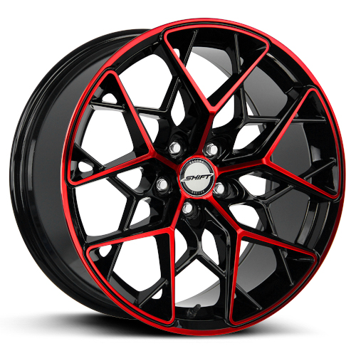 Shift Piston H35 Gloss Black Candy Red Machined - Part Number H35051232GBMR Shift Piston H35 Gloss Black Candy Red Machined Photo