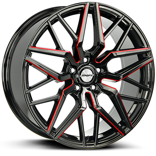 Shift Spring H33 Gloss Black Candy Red Milled - Part Number H33051235GBMLR Shift Spring H33 Gloss Black Candy Red Milled Photo
