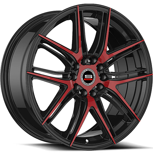 Spec-1 SP-56 Gloss Black Red Machined - Part Number SP-561880938GBR Spec-1 SP-56 Gloss Black Red Machined Photo