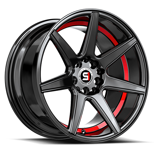 Spec-1 SP-73 Gloss Black W/ Red Undercut