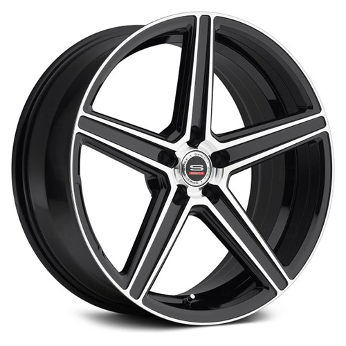 Spec-1 SP-8 Gloss Black Machined - Part Number SP822904032GBM-DT-5X127 Spec-1 SP-8 Gloss Black Machined Photo