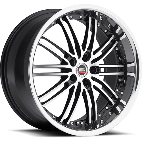Spec-1 SP-7 Gloss Black Machined Stainless Lip - Part Number SP7S-20104038GBMSSL-DT51143 Spec-1 SP-7 Gloss Black Machined Stainless Lip Photo