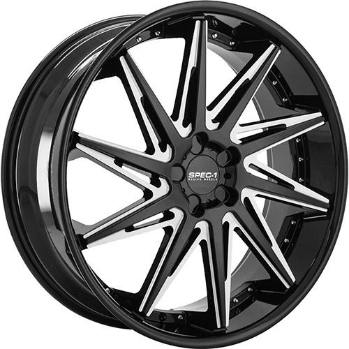 Spec-1 SPL-005 Black Milled - Part Number SPL00524104040GBML-DT5X120 Spec-1 SPL-005 Black Milled Photo