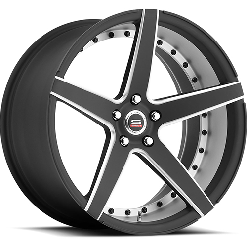 Spec-1 SPM-76 Matte Black Machined - Part Number SPM76Y19854015GBMWBR-DT5X120 Spec-1 SPM-76 Matte Black Machined Photo