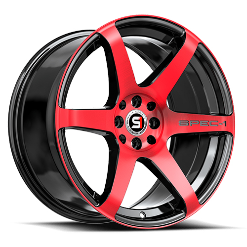 Spec-1 SPT-32 Gloss Black W/ Red Machined Accents