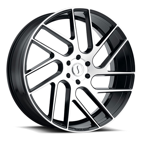 Status Juggernaut Gloss Black Machined - Part Number 2610JGR306135F87 Status Juggernaut Gloss Black Machined Photo